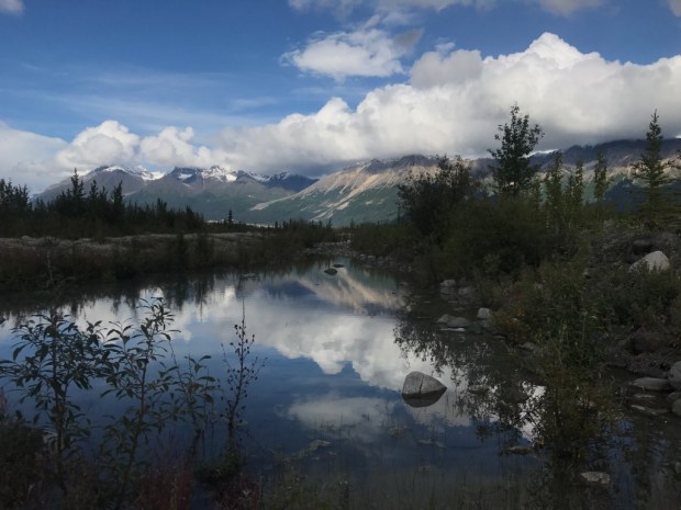 Beneath the Borealis - On the Kindness of Strangers View of the Wrangell St. Elias National Park, Kennicott, Reflections