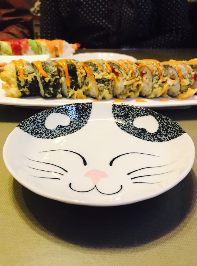 The Tour Guide Beneath the Borealis 1/29/18 Japantown CA Sushi Cat