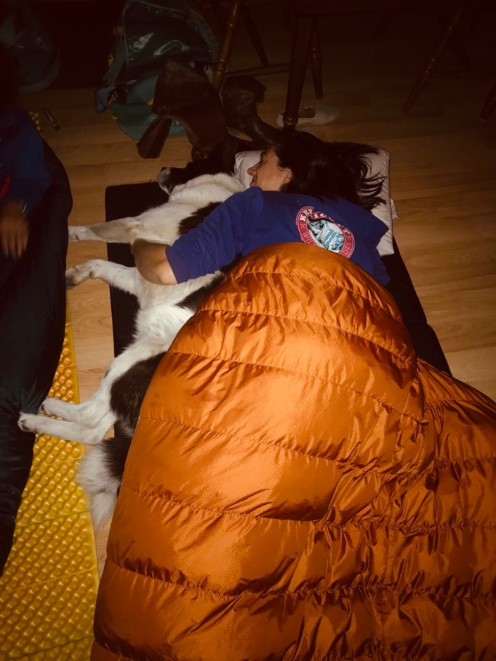 Beneath the Borealis, A Wedding in Six Acts, 10:28:19, Karelian Bear Dog Snuggles