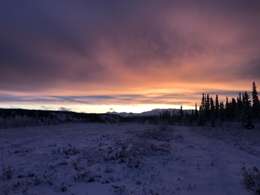 Beneath the Borealis, What's in a Name? December 30th, 2019, Sunset in Alaska