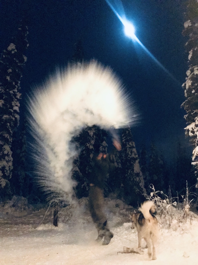 Beneath the Borealis, 40 Below (Alone), January 27th, 2020, 50 Below Zero in Alaska