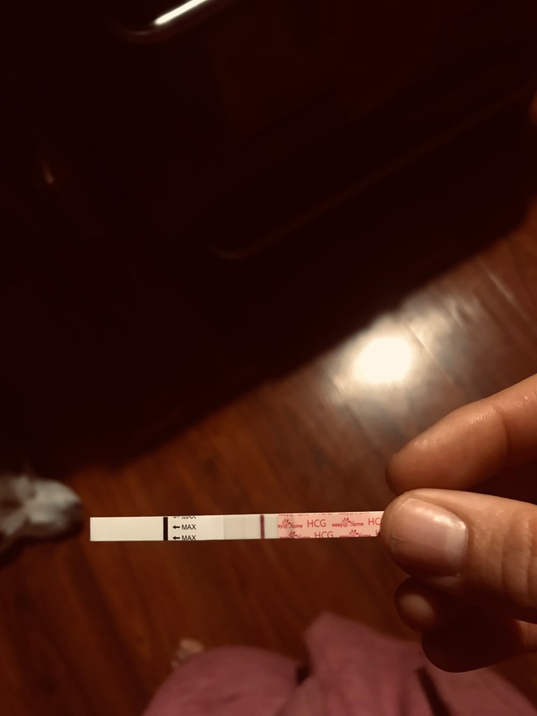 Line eyes pregnancy test